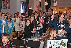 Kuerung Steinhof 2026-01-04 030  Unsere Kürung - Premiere - Im so genannten „Gürzenich“ von Duisburg, dem Steinhof in Huckingen fand am Sonntag, 4. Januar 2026, zum ersten Mal die Kürung einer Kinderprinzencrew statt. Wir sind nun als Prinz Juls I., Prinzessin Aileen I. mit Hofmarschall Sami und Pagin Paula der Stadt Duisburg 2026 inthronisiert. : DVPJ, Holger II, Kinderprinz Phil II., Prinzessin, Mia I., Prinzessin Mia I., HDK, Duisburg, Karneval, Helau, Tollität, Event, Session 2024, Session 2025, Hauptausschuss, Gemeinschaft, Hauptausschuss Karneval Duisburg, Duisburg ist echt