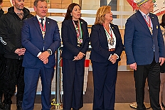 03 Der Empfang 2026- 02-14 03  Unser Tag - ein schöner Tag - Es war 8 Uhr in der Früh als wir am Samstagmorgen, 14. Februar, als wir mit Musik am WYNDHAM Hotel Duisburger Hof geweckt wurden. Danach ging es dann nach Hamborn wo „unser“ Kinderkarnevalszug pünktlich um 11:11 Uhr startete. Zu Mittagszeit gab es dann anschließend eine Empfang für uns und die Teneriffa Delegation. : DVPJ, Toni I, Kinderprinz Juls I., Juls I., Prinzessin, Aileen I., Prinzessin Aileen I., HDK, Duisburg, Karneval, Helau, Tollität, Event, Session 2025, Session 2026, Hauptausschuss, Gemeinschaft, Hauptausschuss Karneval Duisburg, Duisburg ist echt